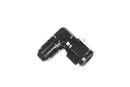 Redhorse Performance -6AN Female To -6AN Male, 90 Degree - Black - 8290-06-06-2