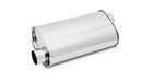 Vibrant STREETPOWER Oval Muffler, 3" Inlet/Outlet (Offset-Offset)  - 1127