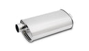 Vibrant STREETPOWER Oval Muffler, 2.25" Inlet/Outlet (Offset-Center)  - 1105