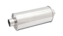 Vibrant STREETPOWER Round Muffler, 2.5" Inlet/Outlet (Center-Center)  - 1118