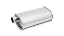 Vibrant STREETPOWER Oval Muffler, 3.50" Inlet/Outlet (Offset-Center)  - 1133