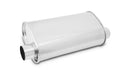 Vibrant STREETPOWER Oval Muffler, 2.5" Inlet/Outlet (Offset-Offset Same Side)  - 1129