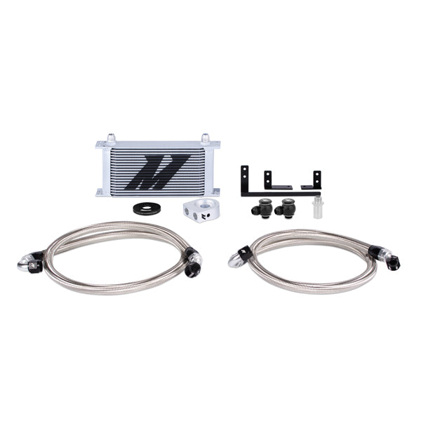 Mishimoto Mazda Miata Oil Cooler Kit, 2016+, Silver, Non-thermostatic - MMOC-MIA-16