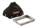 RaceQuip Fire-Retardant Shifter Boot w/ Mounting Base Plate - Black - 6 in. Tall - 871001