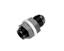 Redhorse Performance -8AN Male AN with 2 Teflon Washers And Inside Flow Chamfer - Black - 8832-08-2