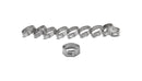 Vibrant Stainless Steel Pinch Clamps: 20.3-23.5mm (Pack of 10)  - 12280