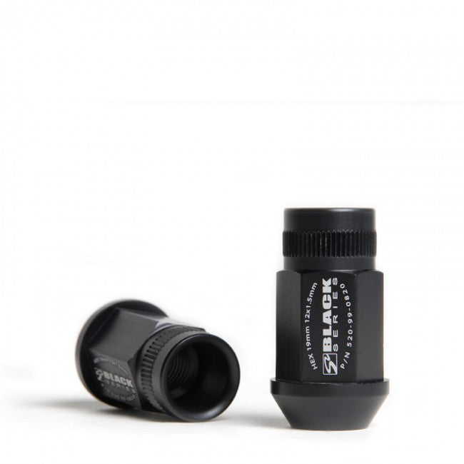 Skunk2 Forged Lug Nut 12x1.5 Black Anodized (Set of 16) - 520-99-0855