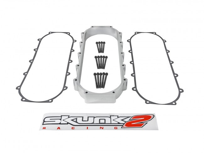 Skunk2 Ultra Series Race 2-Liter Intake Manifold Plenum Spacer Silver - Honda B/ K-Series - 907-05-9002