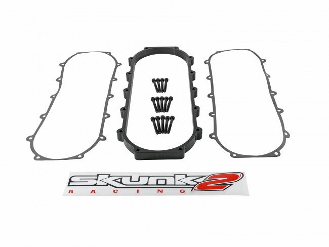 Skunk2 Ultra Series Race 1-Liter Intake Manifold Plenum Spacer Black - Honda B/ K-Series - 907-05-9051