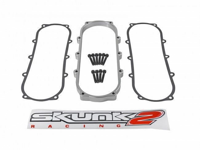Skunk2 Ultra Series Street Intake Manifold Plenum Spacer 1/2 Liter Silver - Honda B/ K-Series - 907-05-9100
