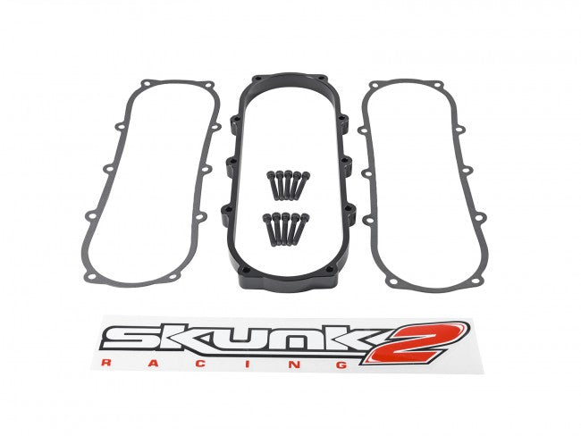 Skunk2 Ultra Series Street Intake Manifold Plenum Spacer 1/2 Liter Black - Honda B/ K-Series - 907-05-9101