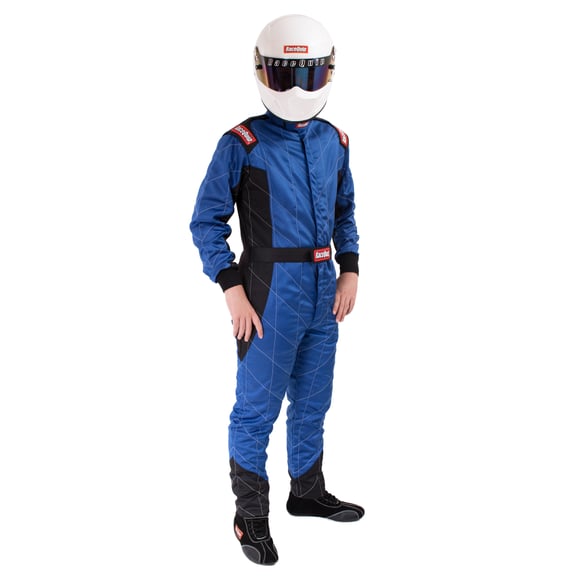 RaceQuip One Piece Multi Layer Fire Suit - Blue - Small - 91609229