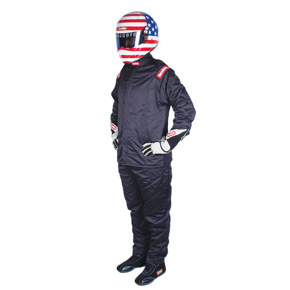 RaceQuip Nomex Multi Layer Fire Suit Jacket - Black - Large - 91619059
