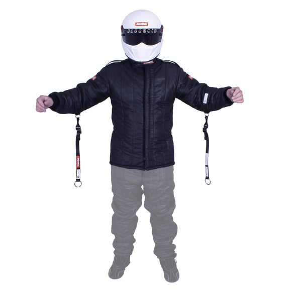 RaceQuip Nomex Multi Layer Fire Suit Jacket - Black - Small - 91919929