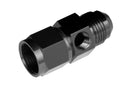 Redhorse Performance -4AN Male To -4AN Female AN with 1/8" NPT In Hex - Black - 9192-04-2
