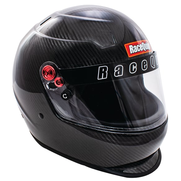 RaceQuip PRO20 Full Face Helmet - Clear Coated Carbon Fiber - Small - 92769029