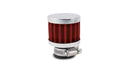 Vibrant Crankcase Breather Filter - Clamp on Style with Chrome Cap, 3/8" Inlet ID  - 2165