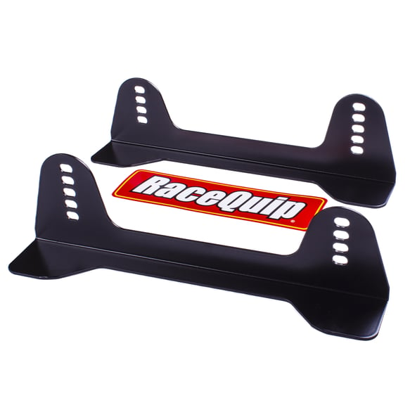 RaceQuip Steel Seat Mount Brackets - Short - Black Powder Coated - 1 inch to 4 Inch Range - 96002029