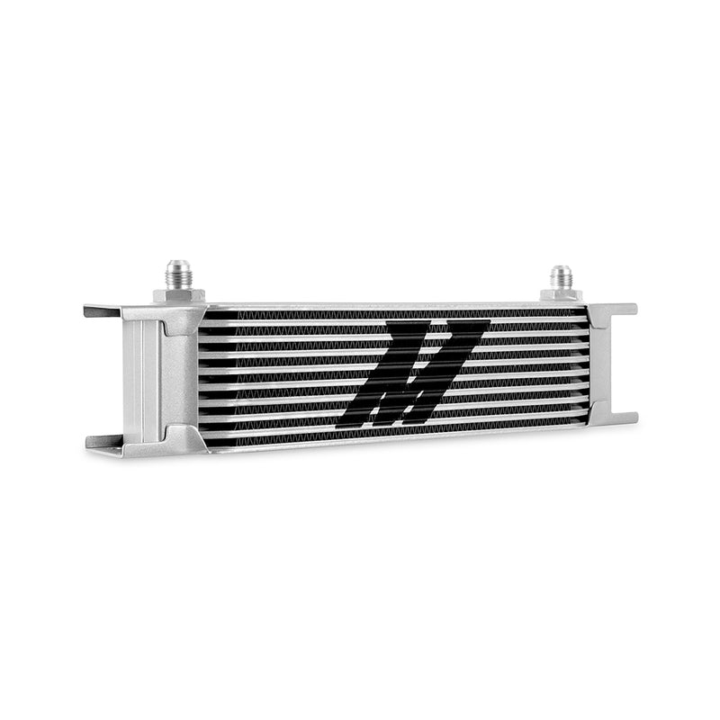 Mishimoto Universal 10-Row Oil Cooler, -6AN, Silver - MMOC-10-6SL