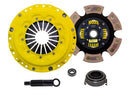 ACT Sport/Race Sprung 6 Pad Kit - 94-01 Acura Integra, 99-00 Honda Civic Si, 94-97 Del Sol VTEC, 97-01 CRV - AI4-SPG6