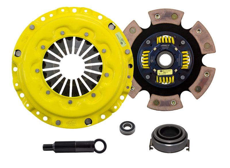 ACT MaXX/Race Sprung 6 Pad Kit - 94-01 Acura Integra, 99-00 Honda Civic Si, 94-97 Del Sol VTEC, 97-01 CRV - AI4-XXG6