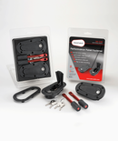 AeroCatch 120 Above Panel Xtreme Series Locking Latch Kit - Black - 120-2100