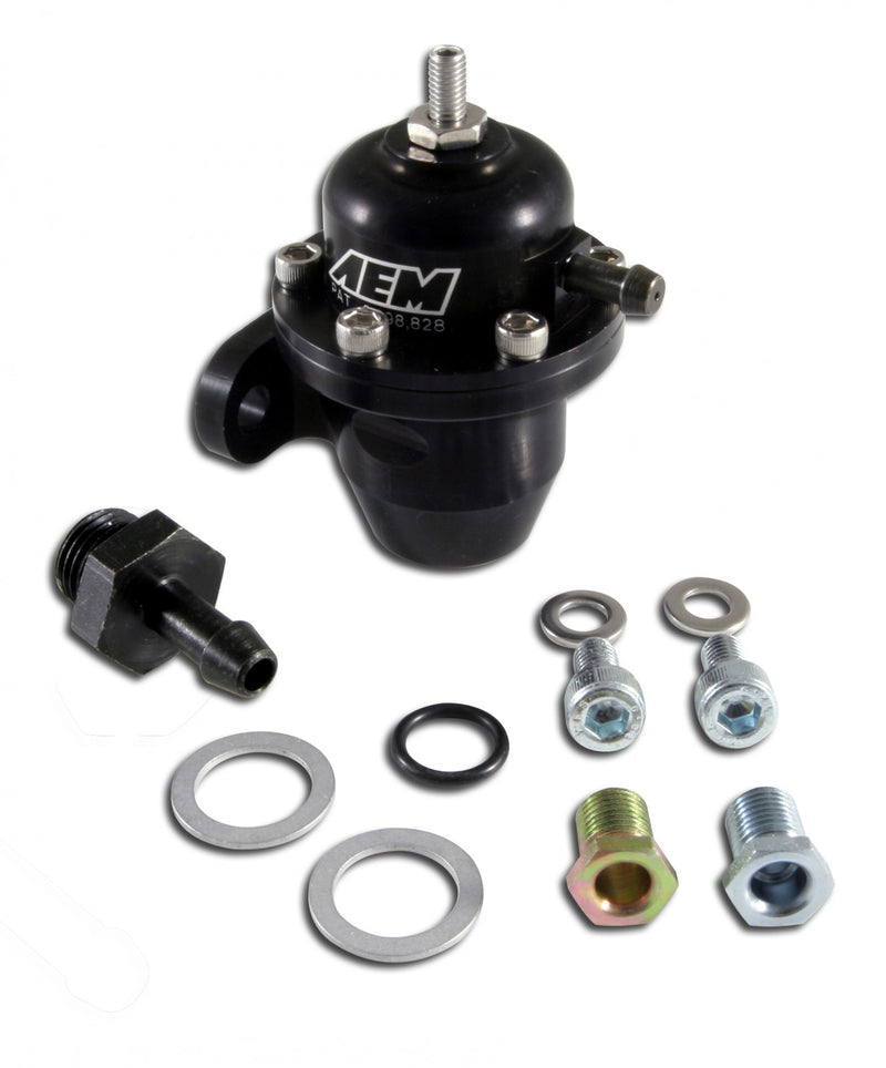 AEM Honda/Acura Adjustable Fuel Pressure Regulator - Inline Flange - 2