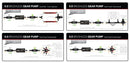 Aeromotive Fuel Pump, In-line, Brushless, Spur, 5.0 (Includes T-Bolt Clamps For Mounting)   - 11182