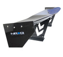 NRG Carbon Fiber Spoiler - Universal (59") w / NRG arrow cut out stands and NRG logo large end plates - CARB-A590NRG