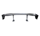 NRG Carbon Fiber Spoiler - Universal (59") w / NRG arrow cut out stands and NRG logo large end plates - CARB-A590NRG