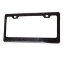 NRG Carbon Fiber License Plate Frame Wet - CARB-P100