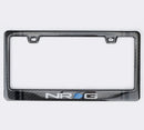NRG Carbon Fiber License Plate Frame Poly Dip Finish Wet with NRG logo - CARB-P200NRG