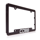 Cobb Tuning  New Black License Plate Frame - CO-PFRAME-NEW