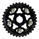 AEM Black Tru-Time Cam Gear - 90-01 Acura Interga RS LS GS & GSR/ 99-00 Honda Civic Si B16 B17 B18 B20 H23A1 - 23-802BK