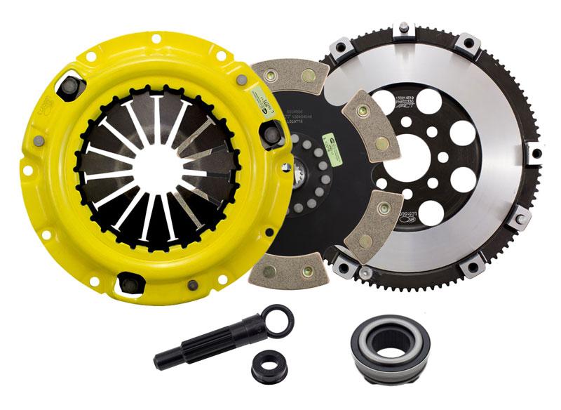 ACT HD/Race Rigid 6 Pad Kit - 96-05 Dodge Neon 2.0 Non-Turbo, 95-99 Mitsubishi Eclipse GS/RS - Conversion Kit Includes Flywheel - DN2-HDR6