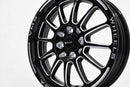 VMS Wheels Black Hawk 15x3.5 5x100/114.3 +10 Offset Black Milling - VWBH004