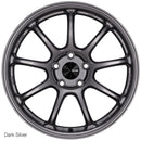 Enkei PF09 17x8 5x112 25mm Offset 75mm Bore Dark Silver Wheel - 540-780-4425DS