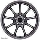 Enkei PF09 18x8.5 5x114.3 38mm Offset 75mm Bore Dark Silver Wheel - 540-885-6538DS
