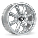 Enkei Compe 16x7 38mm Offset 4x100 Bolt Pattern 72.6mm Bore Silver Wheel - 477-670-4938SP