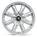 Enkei Compe 16x7 38mm Offset 4x100 Bolt Pattern 72.6mm Bore Silver Wheel - 477-670-4938SP