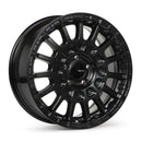 Enkei Overlander 17x7.5 5x100 35mm Offset 72.6 Bore Black Wheel - 544-775-8035BK