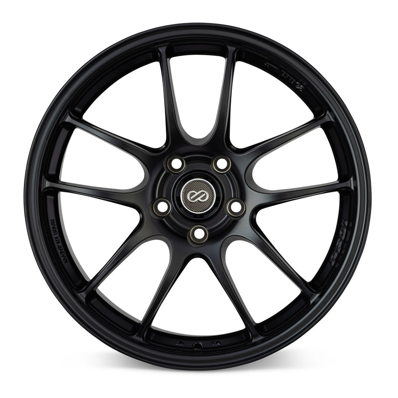 Enkei PF01 18x8.5 5x100 48mm offset 75mm Bore Dia Black Wheel - 460-885-8048BK