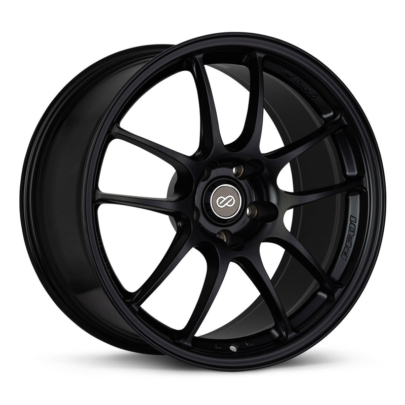 Enkei PF01 18x9.5 5x114.3 15mm Offset 75 Bore Dia Black Wheel - 460-895-6615BK
