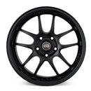 Enkei PF01SS 17x9 5x114.3 60mm Offset 75mm Bore Diameter Matte Black Wheel - 460-790-6560BK