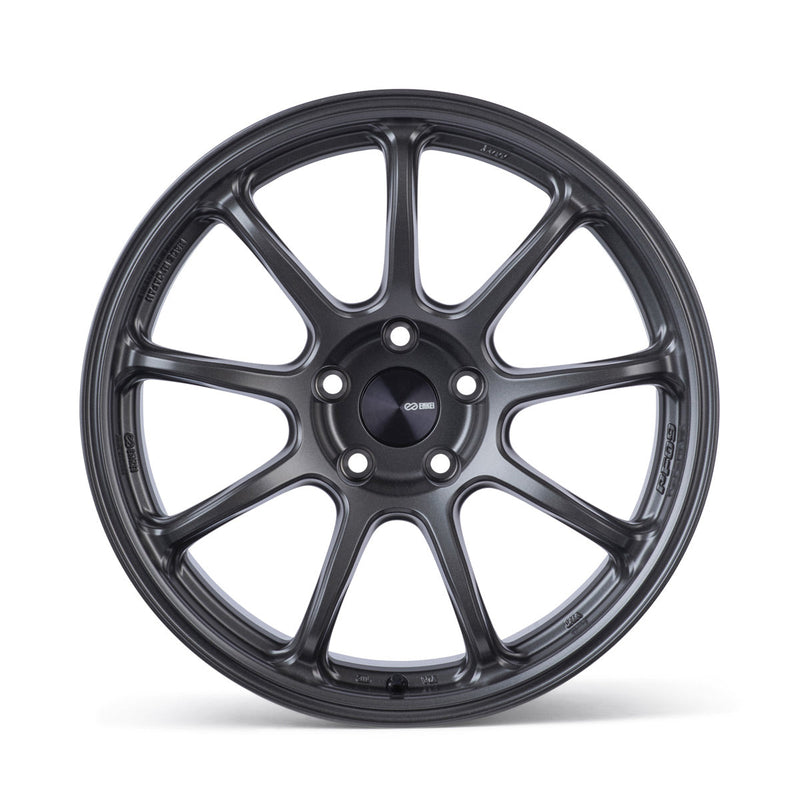 Enkei PF09 18x8.5 5x100 45mm Offset 75mm Bore Matte Gunmetal Enkei PF09 18x8.5 5x100 45mm Offset 75mm Bore Matte Gunmetal