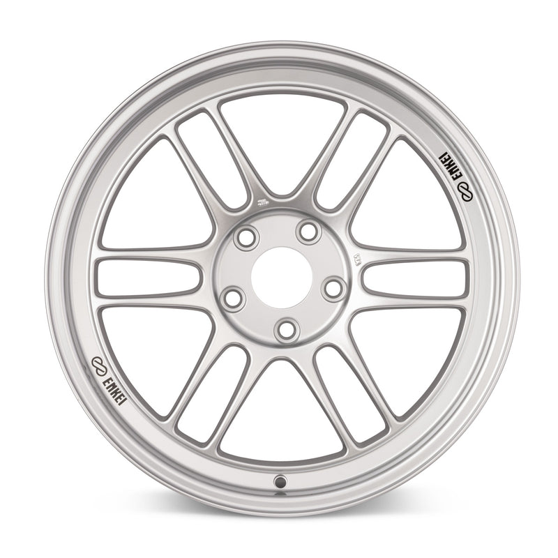 Enkei RPF1 17x8.5 5x114.3 30mm Offset 73mm Bore Silver Wheel Evo 8/9 - 3797856530SP