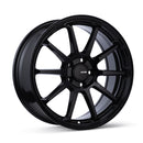 Enkei PX-10 18x8 5x100 45mm Offset 72.6mm Bore Gloss Black Wheel - 536-880-8045BK