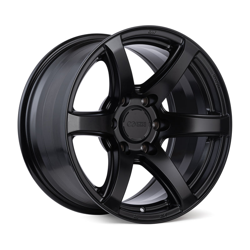 Enkei Cyclone 16x8 6x139.7 0mm Offset 106.1 Bore - Matte Black Truck & SUV Wheel - 538-680-8400BK