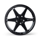Enkei T6R 18x8.5 38mm Offset 5x114.3 Bolt Pattern 72.6 Bore Gloss Black Wheel - 539-885-6538BK