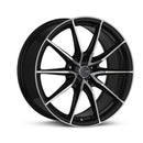 Enkei DRACO 16x7 5x114.3 45mm Offset 72.6 Bore Black Machined Wheel - 509-670-6545bkm